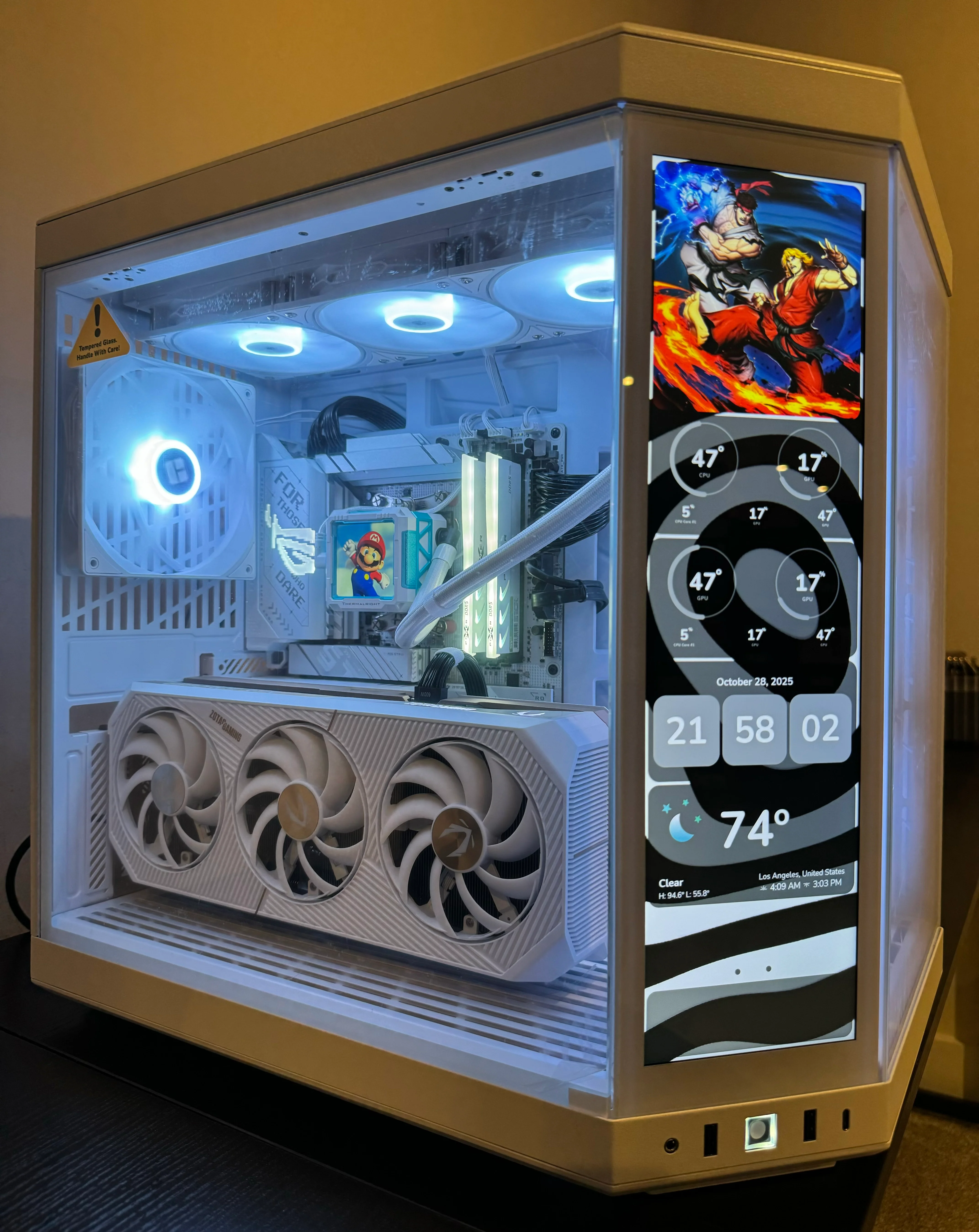 RTX 5090 CUSTOM BUILT GAMING PC RYZEN 9 9950X3D 64GB DDR5 RAM 4TB SSD WiFi 7 VR WHITE BUILD - Image 3