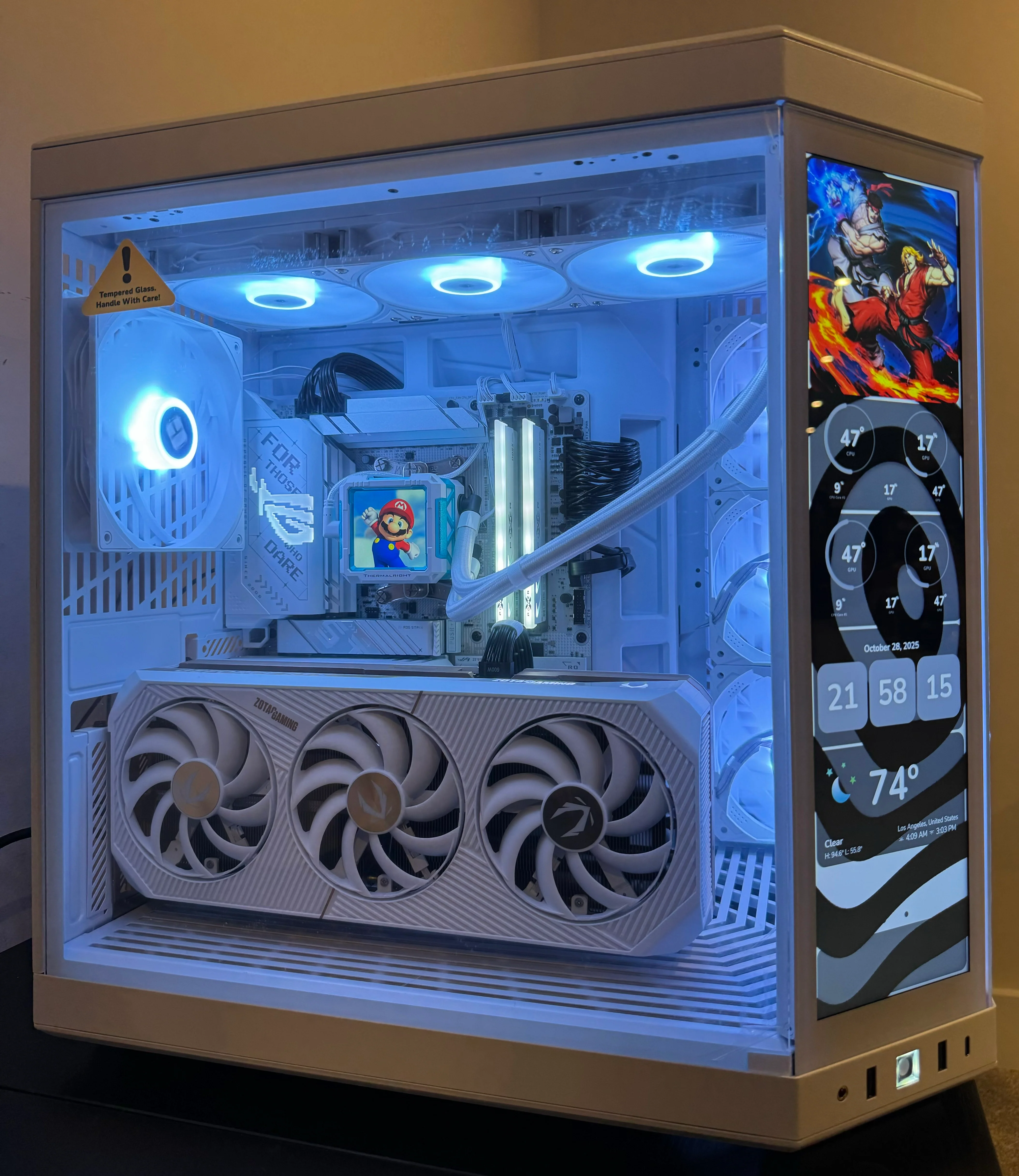 RTX 5090 CUSTOM BUILT GAMING PC RYZEN 9 9950X3D 64GB DDR5 RAM 4TB SSD WiFi 7 VR WHITE BUILD - Image 2